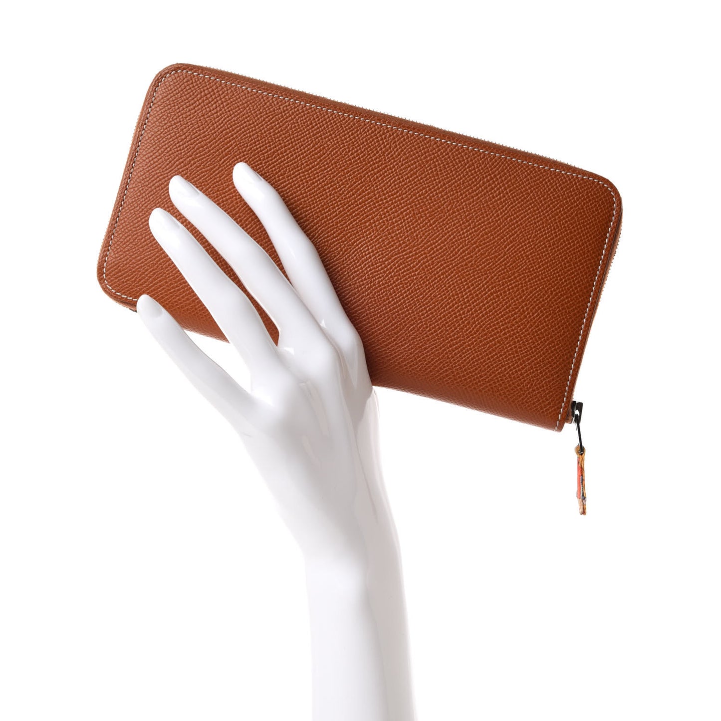Epsom Silk'In Wallet Cognac