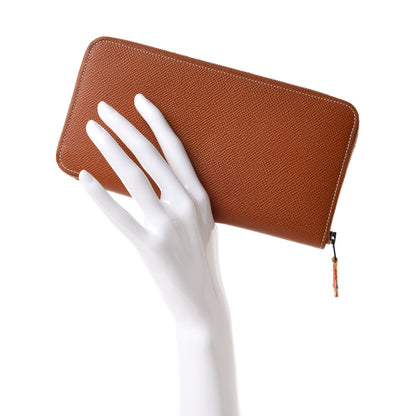 Hermes Epsom Silk'In Wallet Cognac 2 of 13