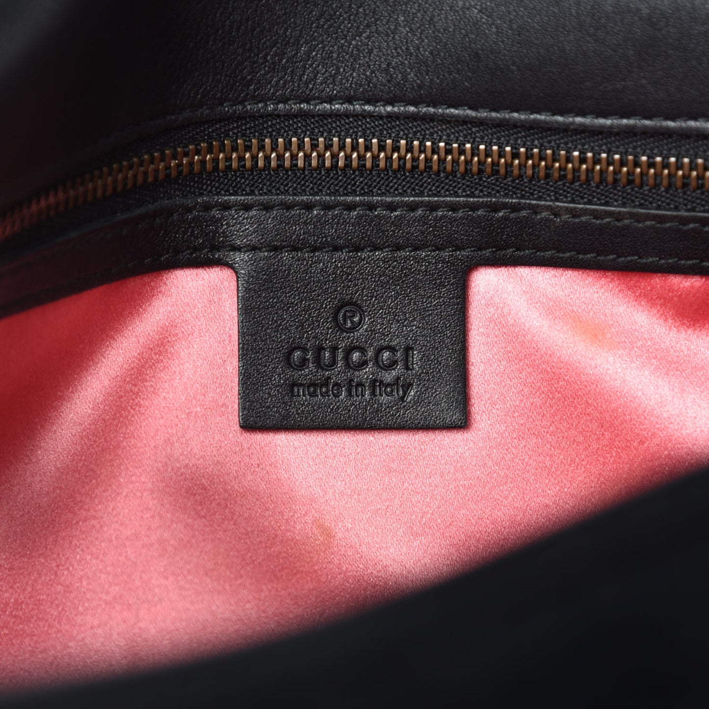 Velvet Matelasse Small GG Marmont Shoulder Bag Black