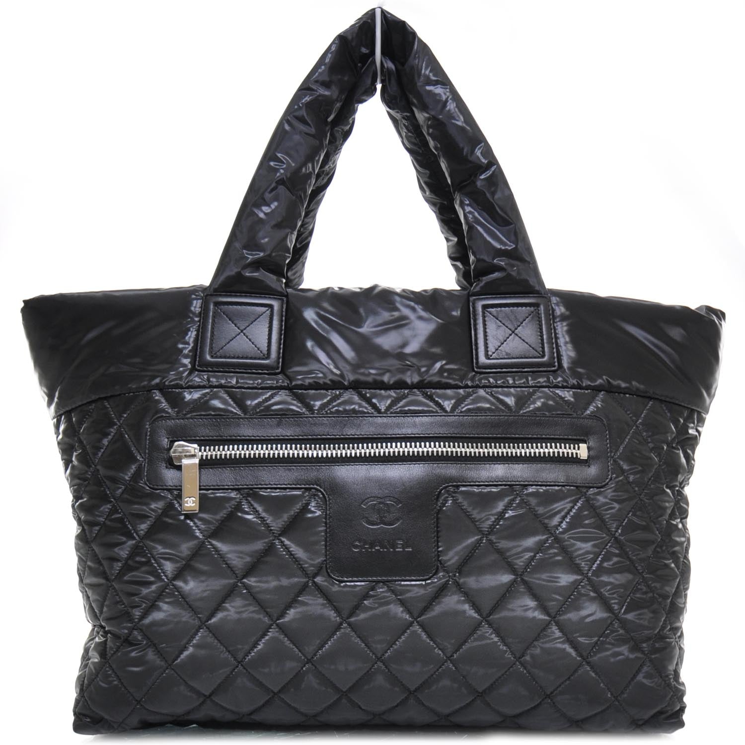 Chanel Nylon Coco Cocoon Large Tote Black 1 of 10