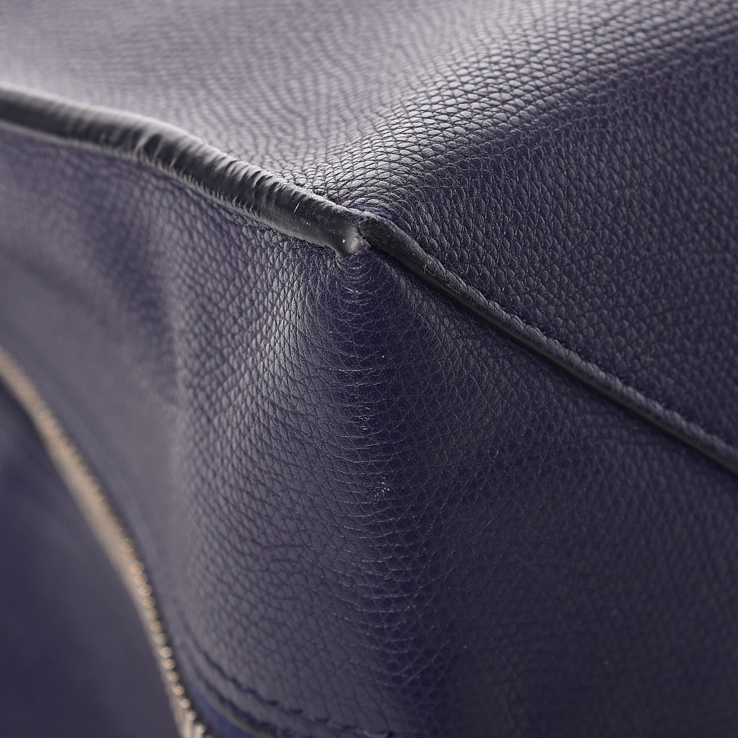 Balenciaga Calfskin Papier A4 Zip Around Plate Tote Bleu Indigo 9 of 12