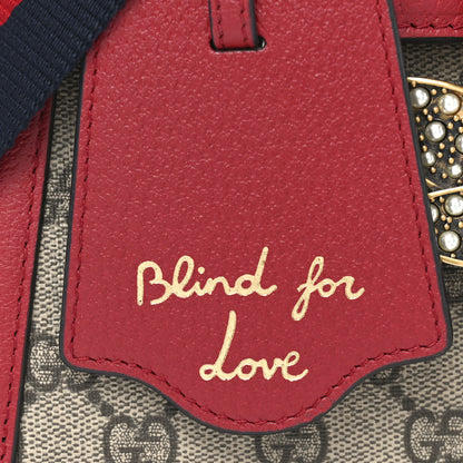 Gucci GG Supreme Monogram Small Queen Margaret Top Handle Bag Red 8 of 11