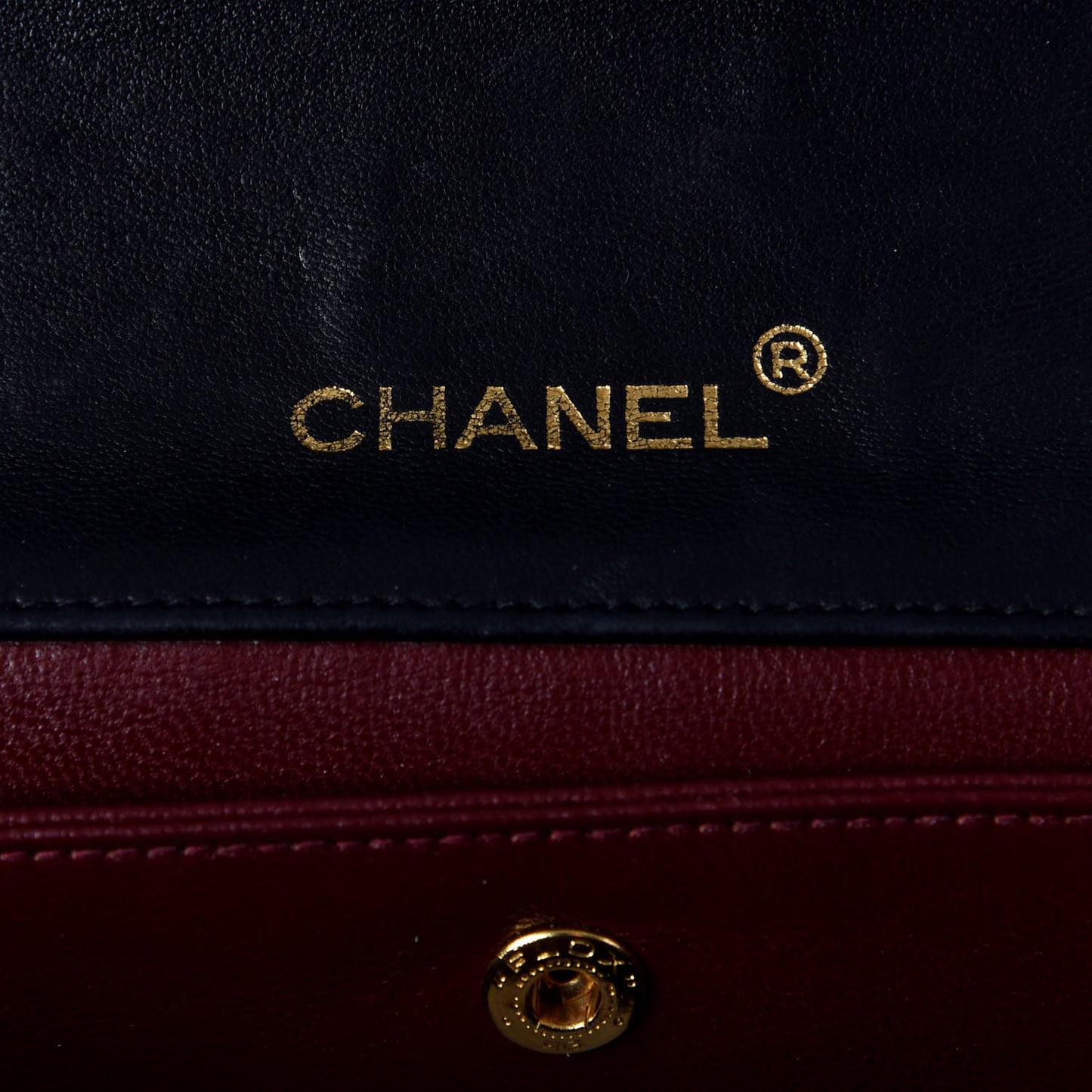 Lambskin Quilted Medium Single Flap Black