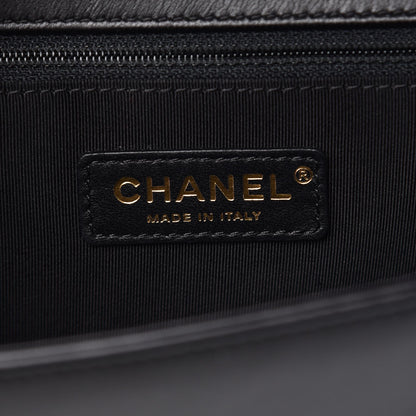 Chanel Lambskin Quilted New Medium Boy Flap Black 8 of 10