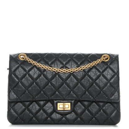 Chanel Aged Calfskin Quilted 2.55 Reissue 226 Flap Black 1 of 9