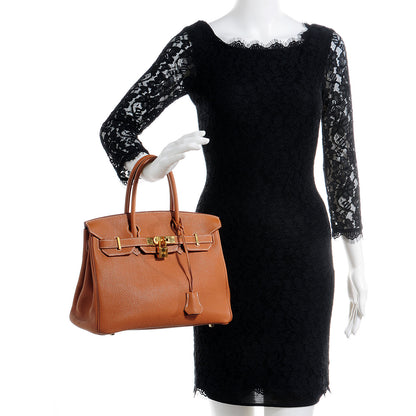 Hermes Togo Birkin 30 Gold 2 of 27