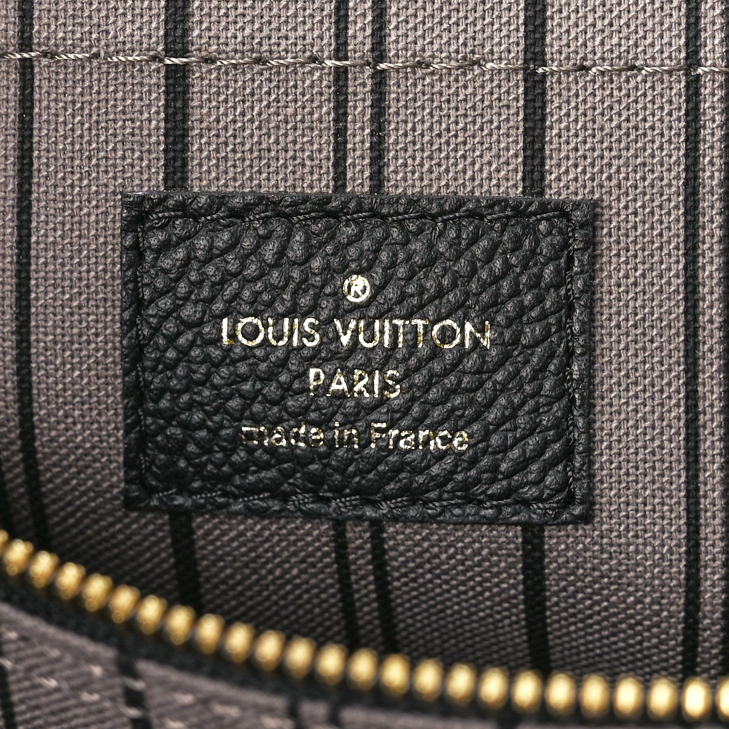 Louis Vuitton Empreinte Montaigne MM Black 6 of 11