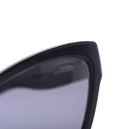 Chanel Acetate Polarized CC Cat Eye Sunglasses 5271 Black 8 of 10
