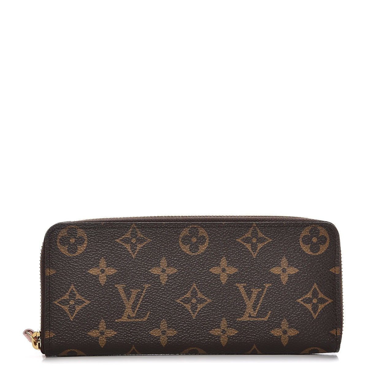 Monogram Clemence Wallet Rose Ballerine