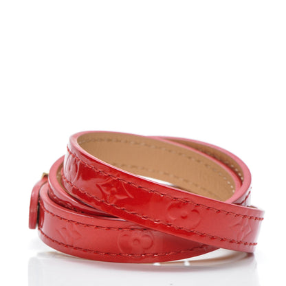 Louis Vuitton Vernis Triple Tour Bracelet Red 3 of 5