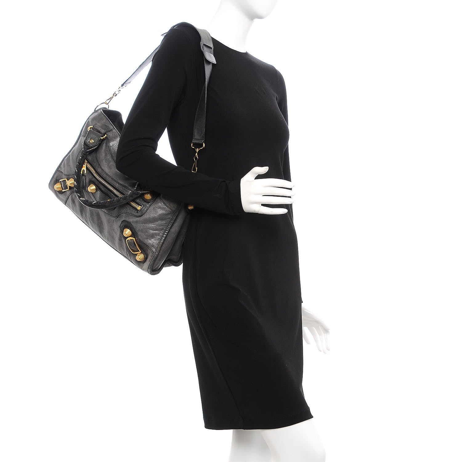 Balenciaga Agneau Giant 21 Gold Hardware City Anthracite 12 of 29