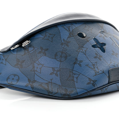 Louis Vuitton Monogram Aquagarden Discovery Bumbag Abyss Blue 8 of 10