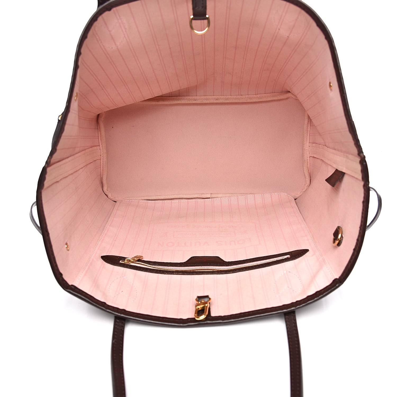 Louis Vuitton Damier Ebene Neo Neverfull MM Rose Ballerine 5 of 18