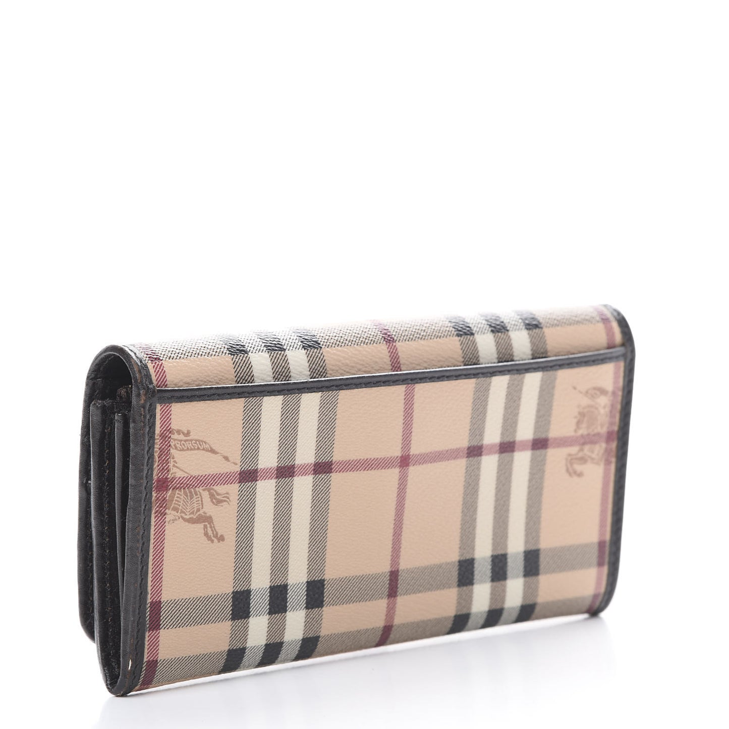 Haymarket Check Penrose Continental Wallet Chocolate