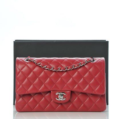 Chanel Caviar Quilted Medium Double Flap Pink 8 of 8