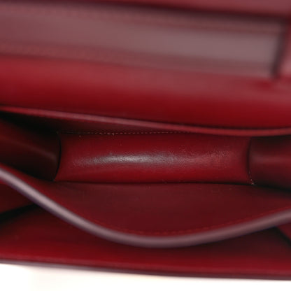 Celine Box Calfskin Teen Classic Box Flap Bag Burgundy 6 of 12