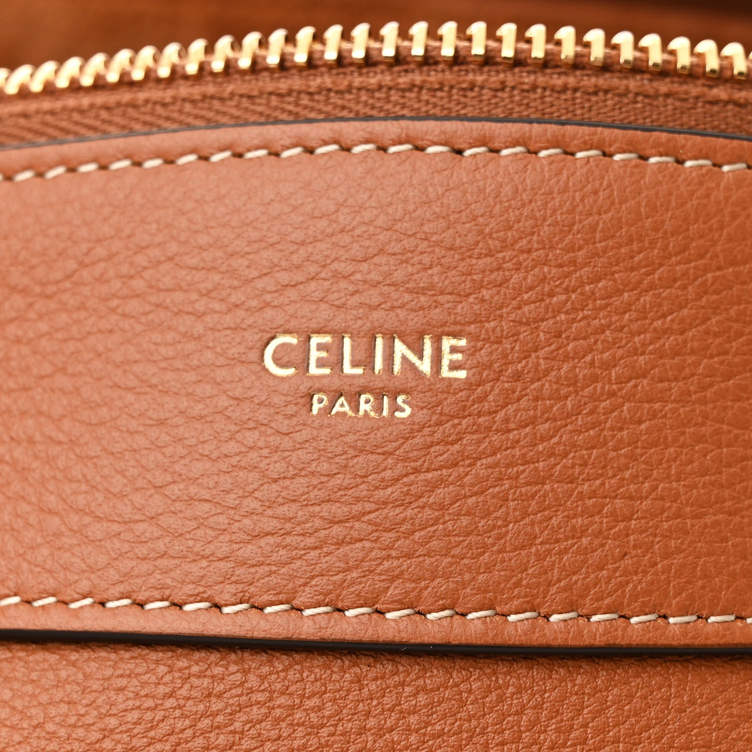 Celine Supple Calfskin Medium Romy Shoulder Bag Tan 6 of 10