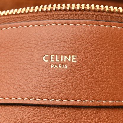 Celine Supple Calfskin Medium Romy Shoulder Bag Tan 6 of 10