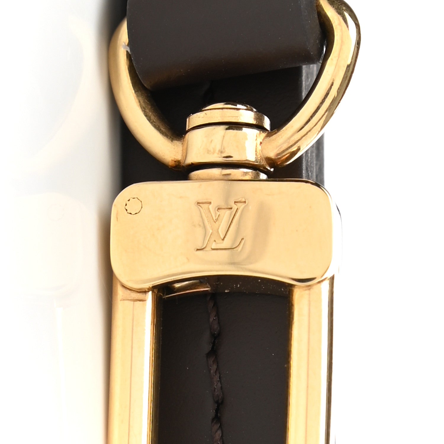 Louis Vuitton Calfskin Pochette Accessories Strap Brown 3 of 3