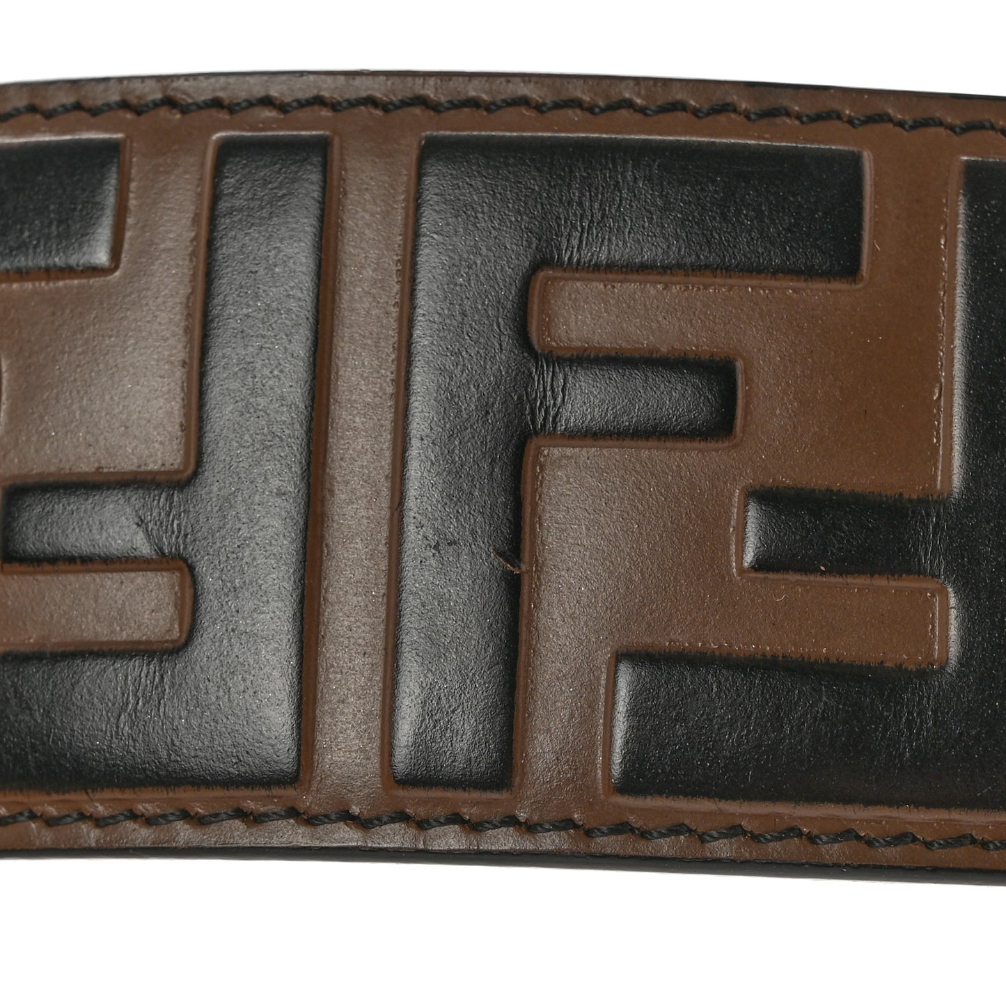 Calfskin FF 1974 Embossed Mini Strap You Maya Black