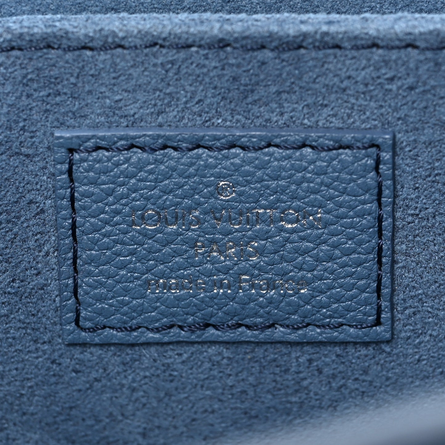Soft Calfskin My Lockme Top Handle Blue Jean Creme
