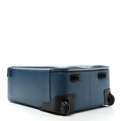 Fendi Vitello Elite Flamingo Luggage Blue Cobalto 3 of 10