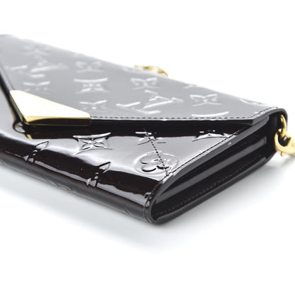 Louis Vuitton Vernis Mira MV Chain Wallet Amarante 7 of 11