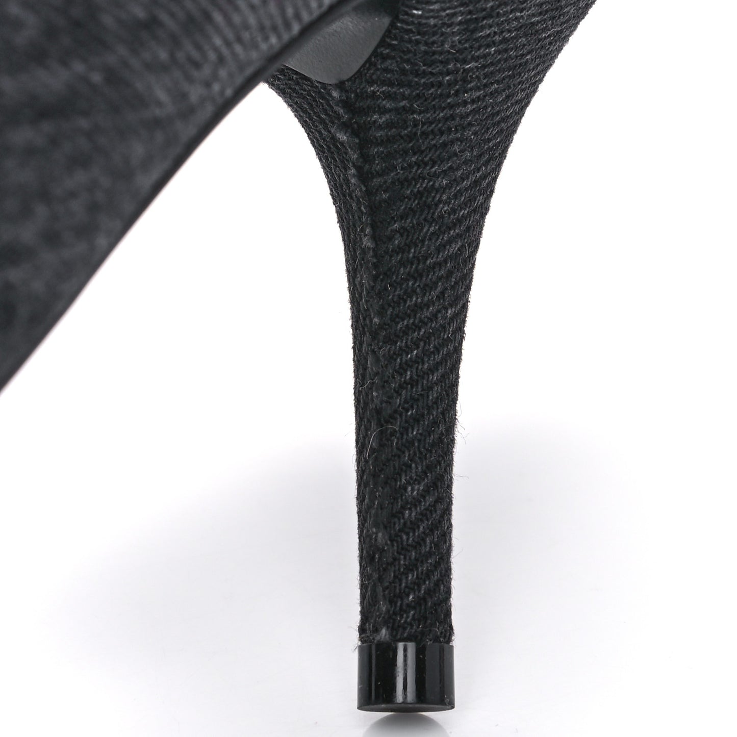 Denim BB D'Orsay Pointed Toe Knife 80mm Pump 39 Black
