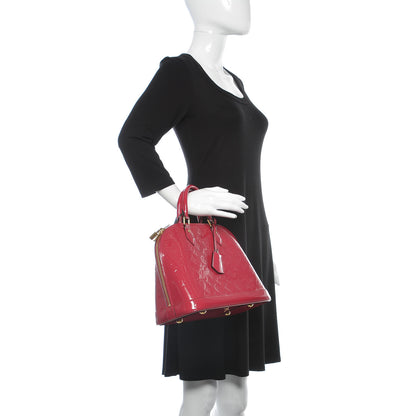 Louis Vuitton Vernis Alma PM Rose Indien 2 of 21