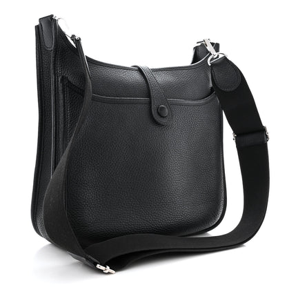 Hermes Taurillon Clemence Evelyne III PM Black 3 of 10
