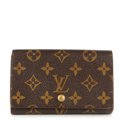 Louis Vuitton Monogram Porte-Monnaie Tresor Wallet 1 of 9