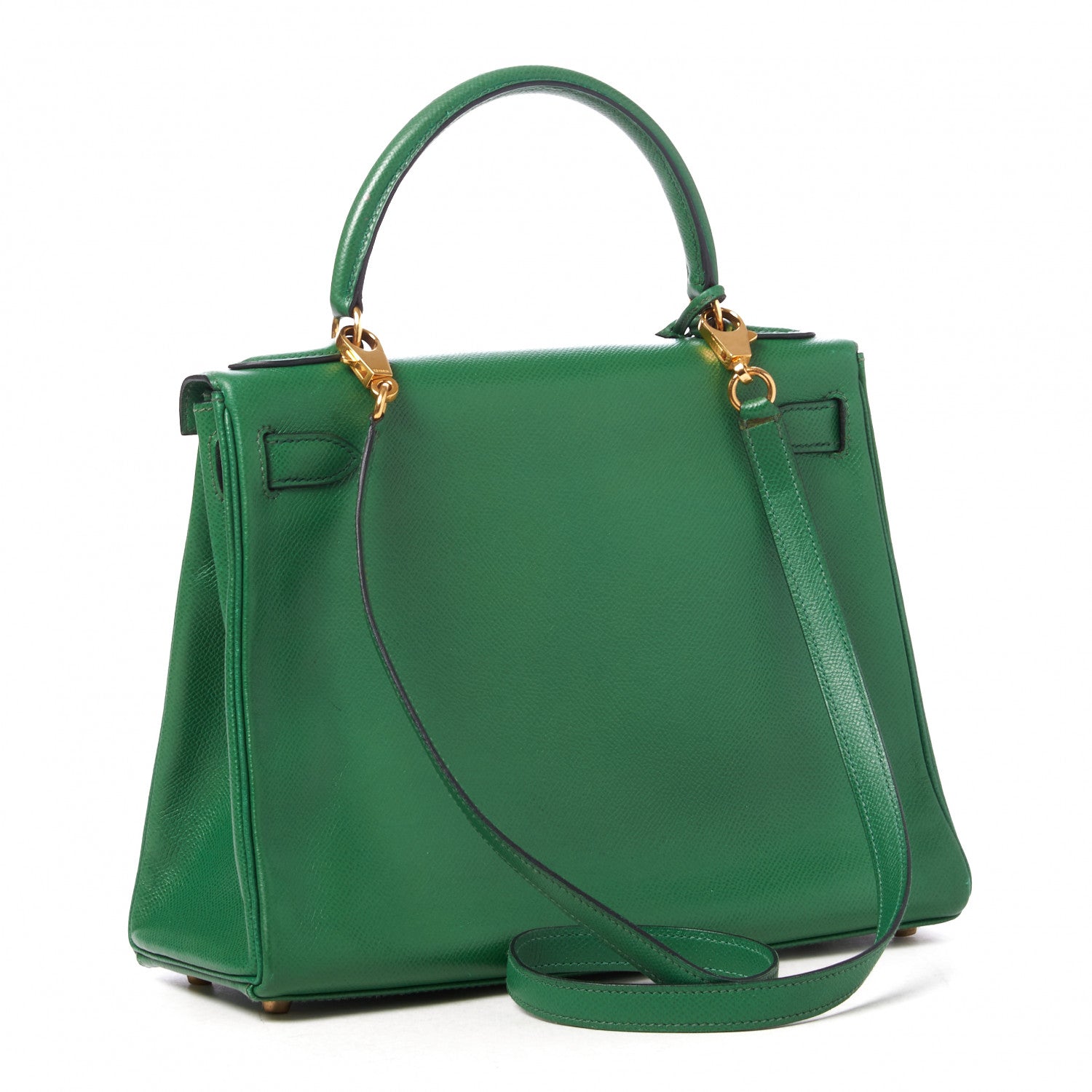 Hermes Courchevel Kelly Retourne 28 Vert Bengale 2 of 31