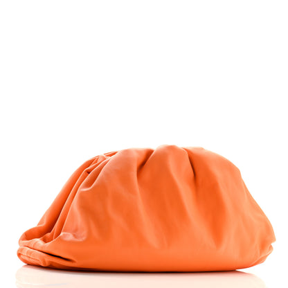 Bottega Veneta Smooth Butter Calf The Pouch Oversized Clutch Burnt Orange 3 of 10