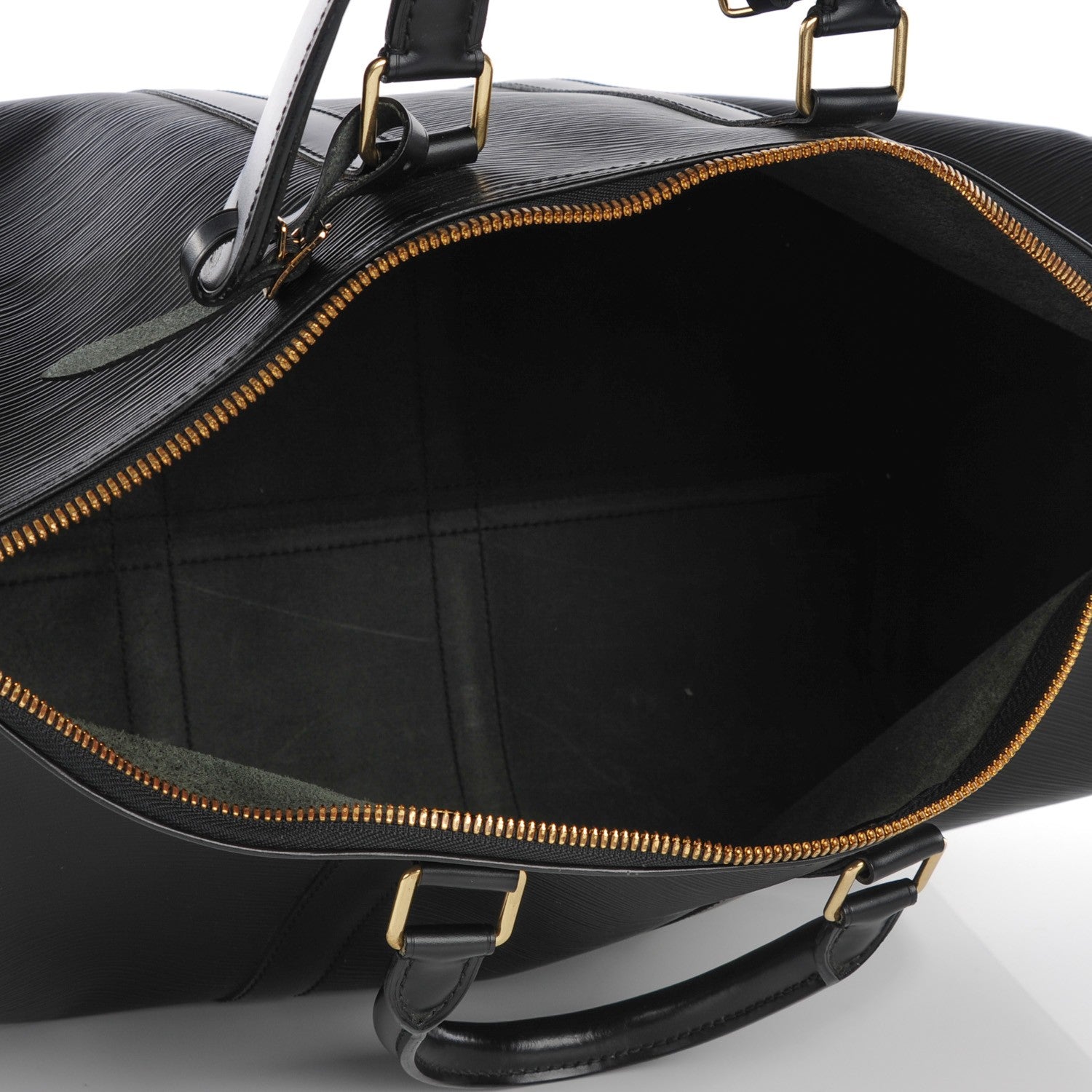 Louis Vuitton Epi Keepall 45 Black 5 of 7