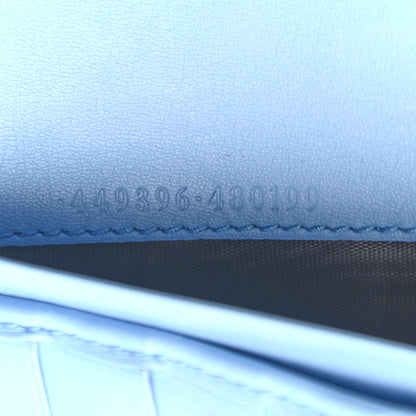 Gucci Soft Microguccissima Continental Wallet Mineral Blue 7 of 14