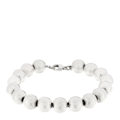 Tiffany Sterling Silver 10mm Hardwear Ball Bracelet 1 of 3