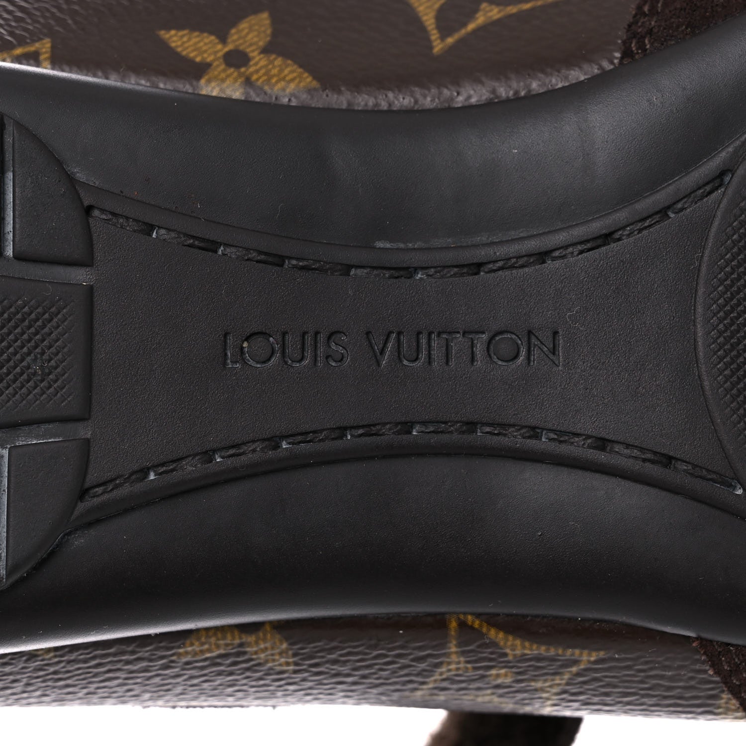 Louis Vuitton Suede Monogram Globe Trotter Sneakers 8 6 of 15