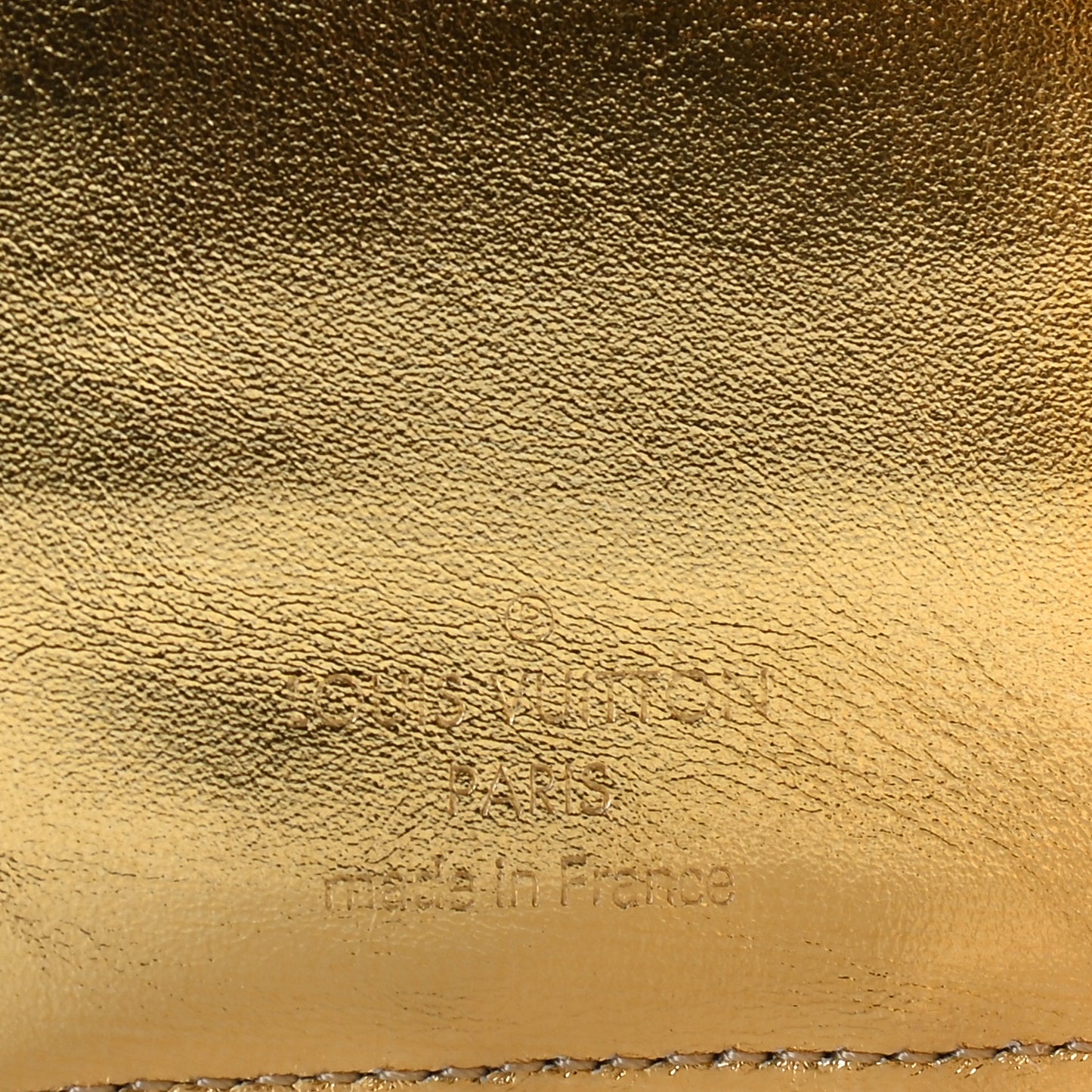 Monogram Miroir Small Ring Agenda Gold