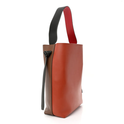 Celine Shiny Smooth Calfskin Small Twisted Cabas Camel Tan 3 of 12