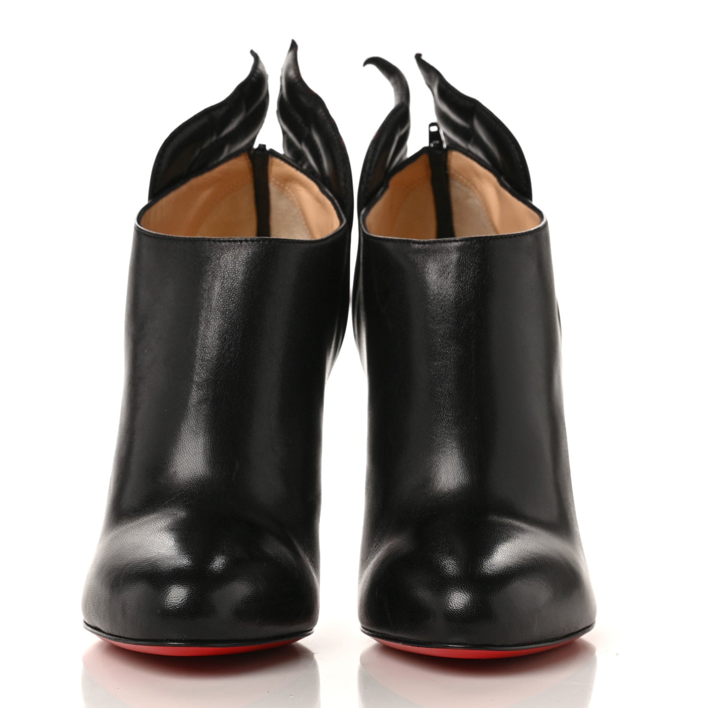 Shiny Nappa Mercura 100 Booties 37.5 Black