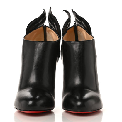 Christian Louboutin Shiny Nappa Mercura 100 Booties 37.5 Black 2 of 8