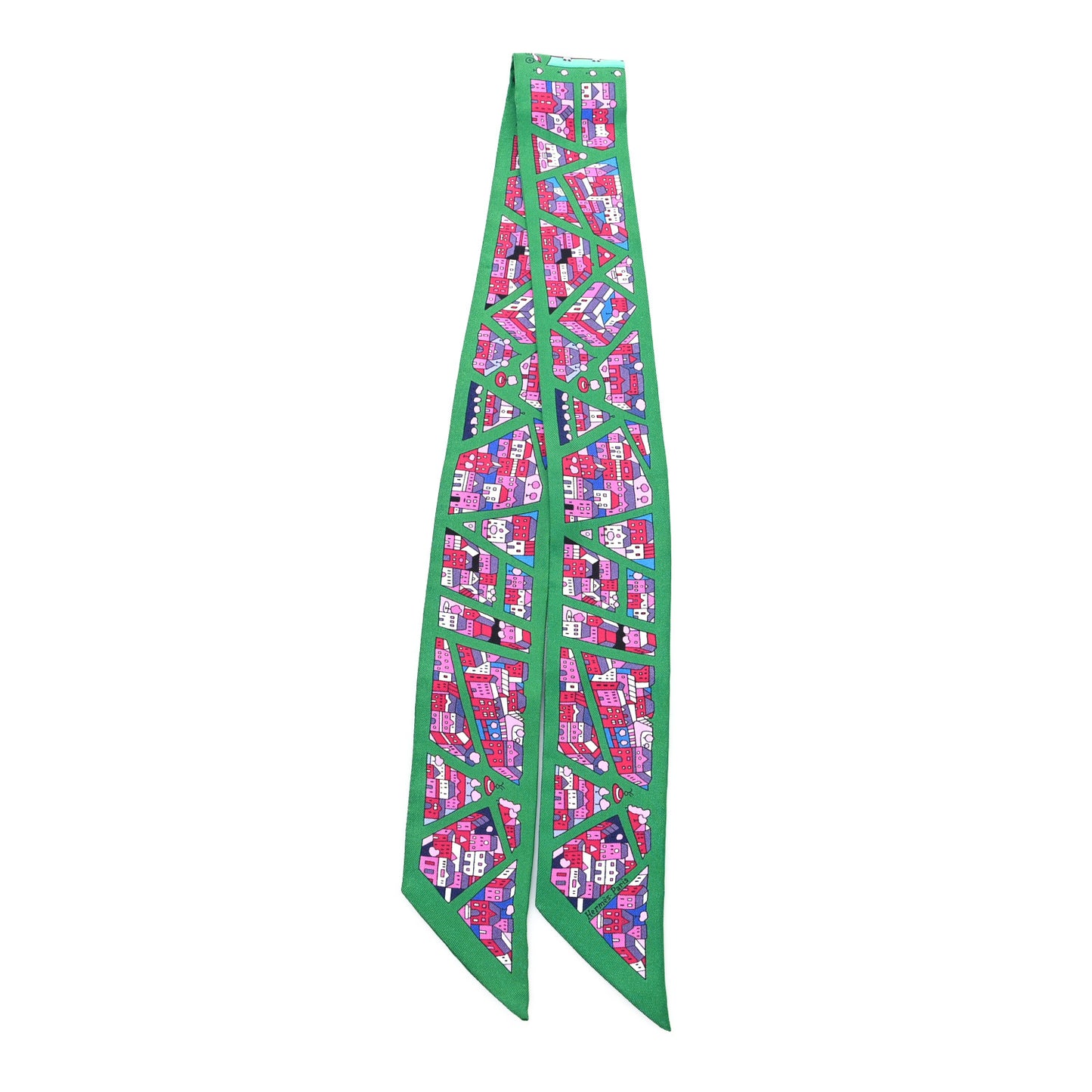 Silk Rive Droite Rive Gauche Twilly Vert Rose Bleu