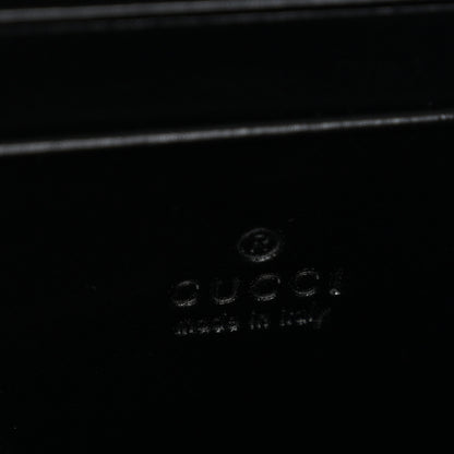 Gucci Calfskin Matelasse GG Marmont Chain Wallet Black 6 of 11