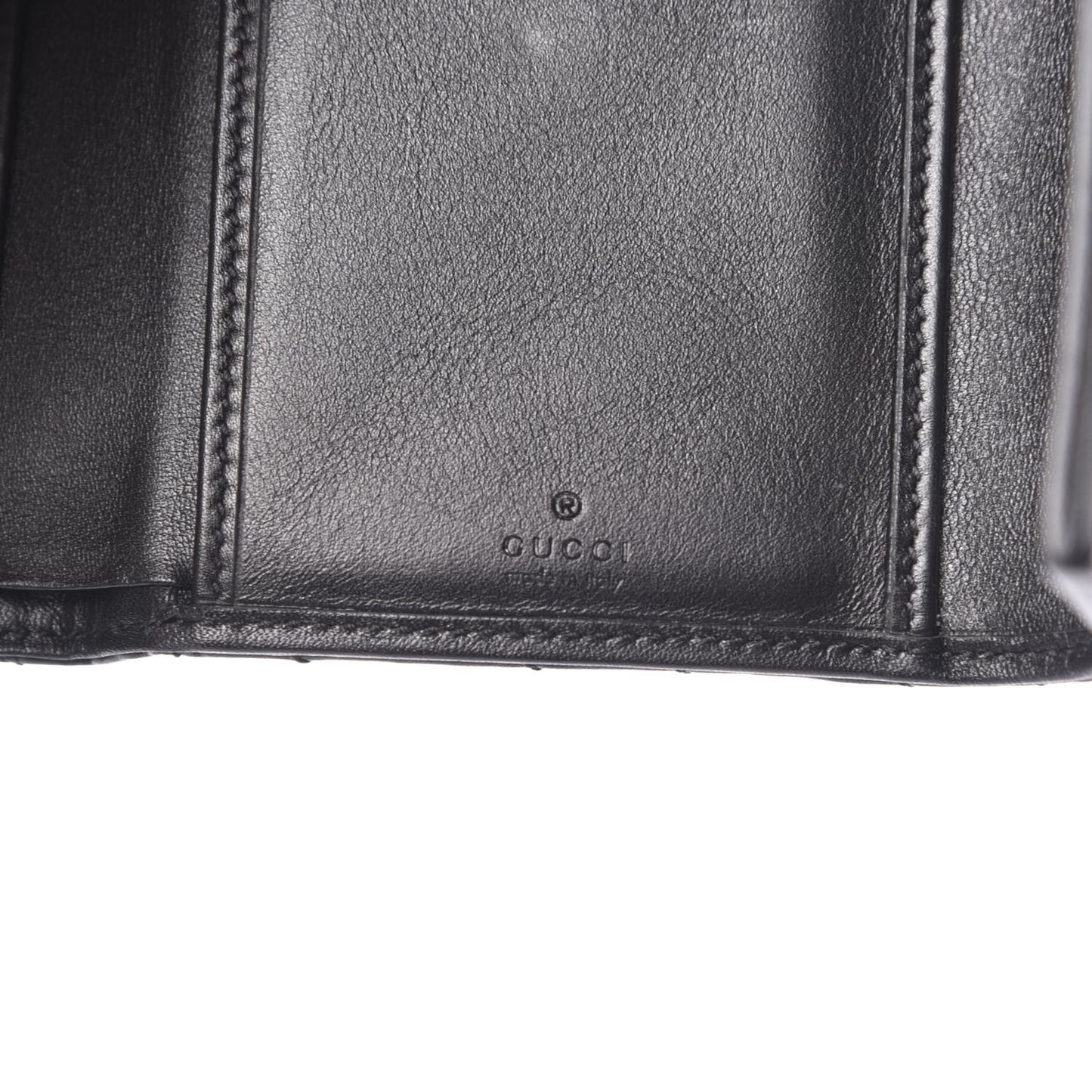 Calfskin Matelasse GG Marmont Wallet Black
