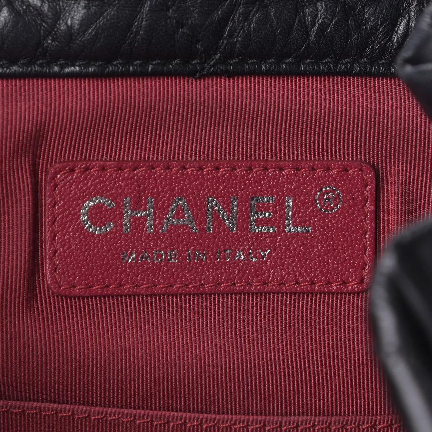 Aged Calfskin Quilted Small Gabrielle Backpack Black