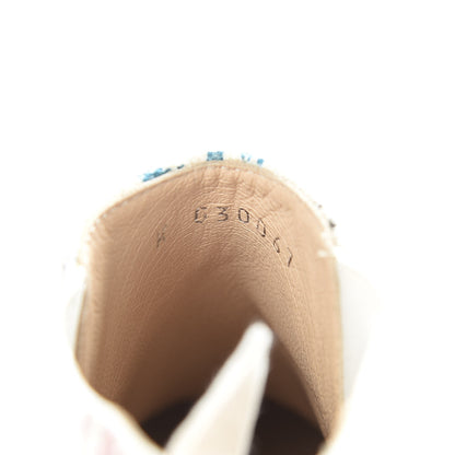 Chanel Canvas Logo Short Boots 38.5 Multicolor 17 of 17