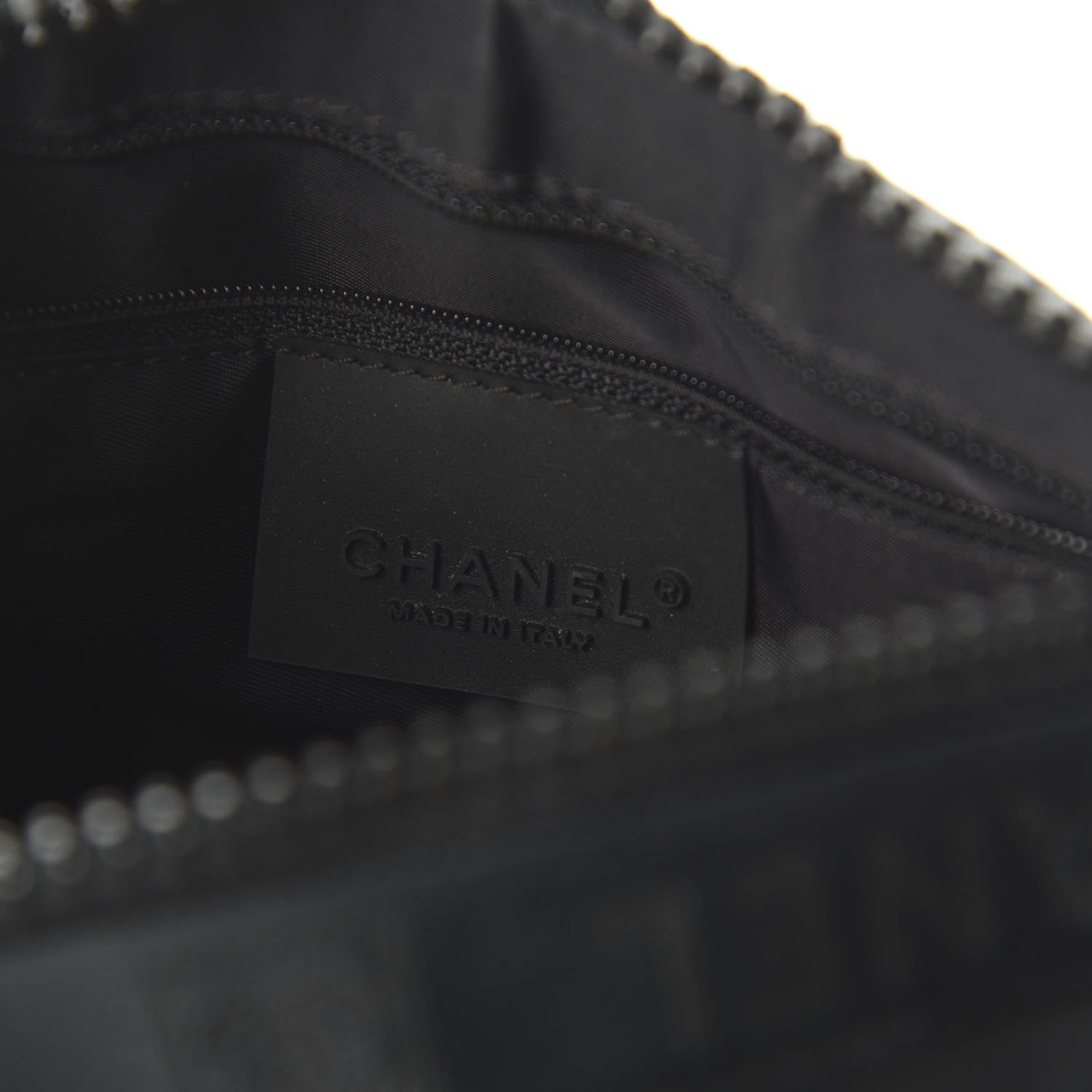 Chanel Rubber Nylon Mesh Small Sport Duffle Black 8 of 12