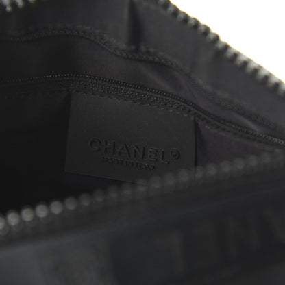 Chanel Rubber Nylon Mesh Small Sport Duffle Black 8 of 12