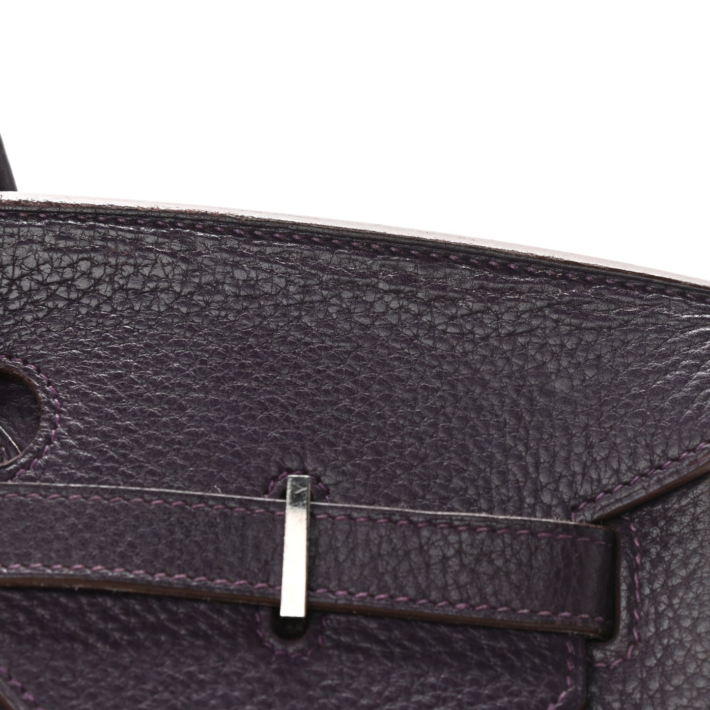 Taurillon Clemence Birkin 40 Raisin