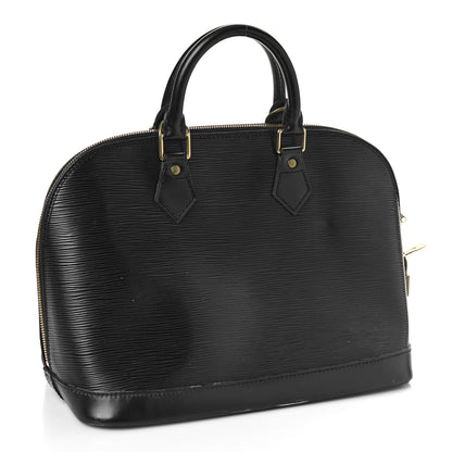 Louis Vuitton Epi Alma PM Black 4 of 11